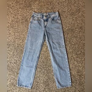 Levi’s Light Wash Low Pro Straight Jeans